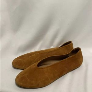 Creatures of Comfort Flats Tan Brown Suede Size 11 Womens 42 EU